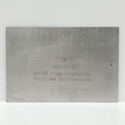 PSM-5 스테인레스 스틸 TAM 테스트 패널 NDT LPI 테스트를 위한 5개의 균열 PT 기준 시편 침투 검사 교정 블록