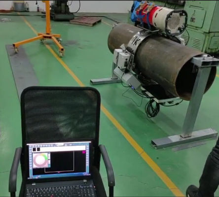 5G 듀얼 밴드 무선 통신 시스템 HXPC-200A 파이프 라인 외벽 크롤러 100 미터 제어 거리에