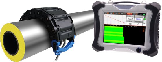 HEF-17 클래딩을 통한 가동 중 금속 파이프 부식 검사를 위한 펄스 와전류 시험 장비