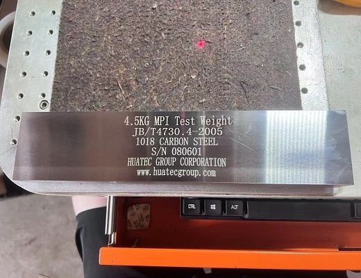 NDT 자분탐상기 액세서리 데드 웨이트 테스트 블록 N1