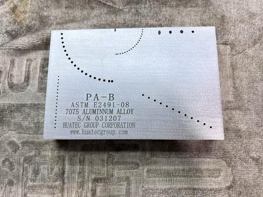 ASTM E2491 단계 배열 B형 블록 캘리브레이션 블록 - NDT 서비스