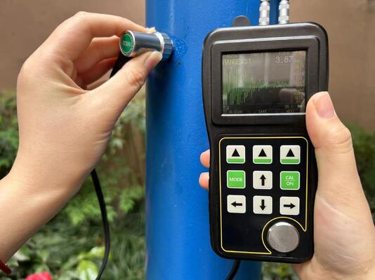 TG-5100D 실시간 A 스캔 및 B 스캔 코팅 초음파 두께 측정기