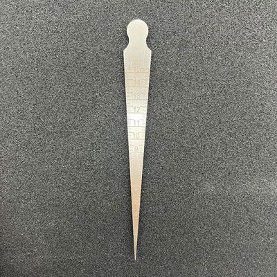 듀얼 스케일 윙 센서 가이드 톱 가이드 용 용접 뿌리 간격 측정