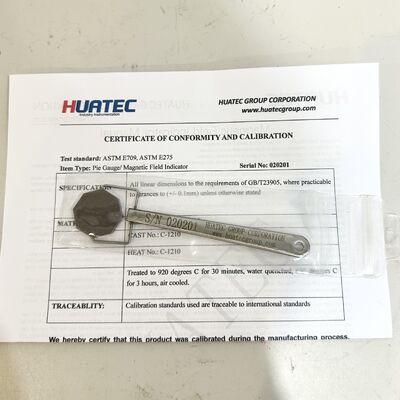 피어 가이드 ASTM 필드 표시기 마그네틱 피어 표시기 ASTME709 MPI 테스트