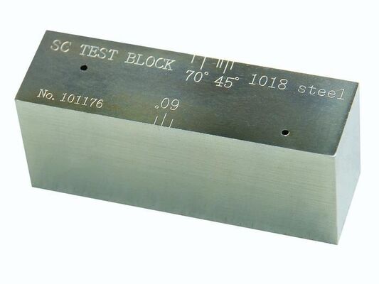 SC UT 감수성 참조 블록 0.905"×1.25"×3" NDT 절단파 감수성 캘리브레이션 표본