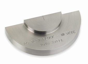 ASTM E164 DC 거리 캘리브레이션 블록 AWS 표준 셔 웨이브 초음파 변환기 거리 캘리브레이션 테스트 블록