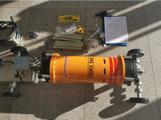 HXPC-100B2X 장거리 중앙 방사선 파이프 라인 웰드 검사 엑스레이 크롤러