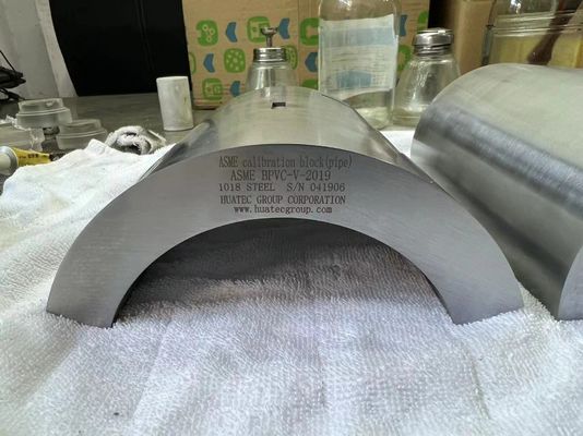 ASME BPVC-V-2015 파이프 유형 NDT 검사를 위한 초음파 캘리브레이션 블록