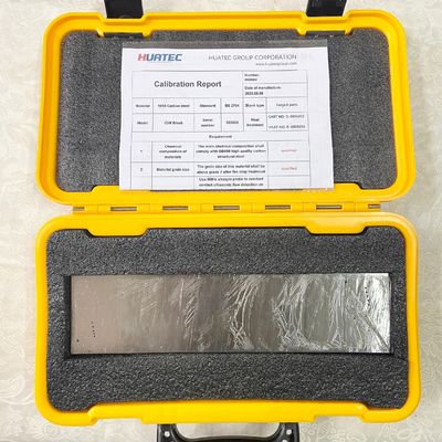 IOW API RP 2X UT 캘리브레이션 블록 1/16" 지름 구멍 10° 기울기 해상도 구멍 NDT 초음파 테스트 참조 블록