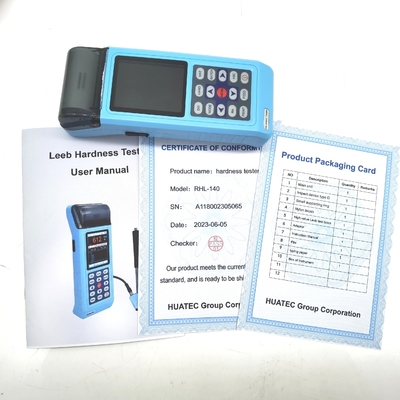 2000mah 리튬 배터리 휴대용 경도 시험기 Huatec
