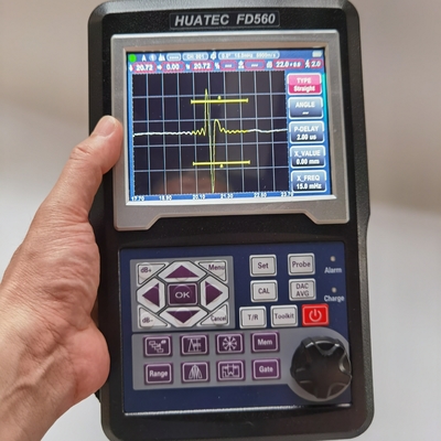 HUATEC 20-2000Hz 초음파 결함 감지기 FD560 거부 억제 0 ~ 80% 전체 화면 높이