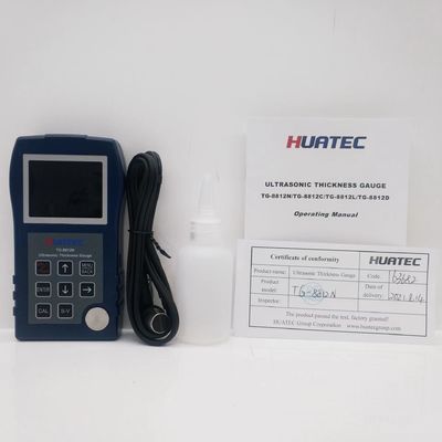 HUATEC TG-8812 고급 초음파 두께 측정기 (0.55-500mm 범위, 고정밀, 블루투스 지원)