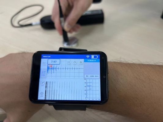 TG-14+ A 스캔 B 스캔 APP 모드 EMAT 컬러 LCD와 함께 전자기 초음파 두께 측정기