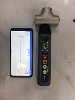 TG-14+ A 스캔 B 스캔 APP 모드 EMAT 컬러 LCD와 함께 전자기 초음파 두께 측정기