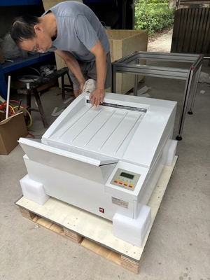 다재다능한 HDL-P17A NDT 필름 개발기 플러싱 프로세스 개발 고정 그림자 세척 건조 칩 속도 100-33 mm/min