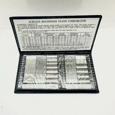 금속 가공 검사용 표면 거칠성 비교 블록 세트 Ra 0.025 ∼ 6.3μm