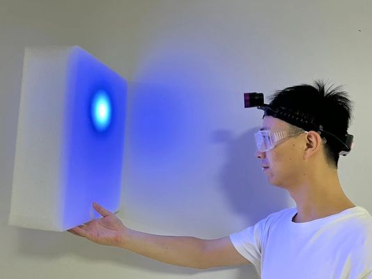DG-90H 헬멧 장착 365nm UV LED 라이트 8000uw/cm2 손 자유 NDT 램프