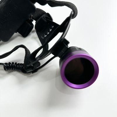 형광 자분탐상 UV 헤드램프 DG-3101S (피크 파장 365-370nm, 18650 리튬 배터리 2개 포함)