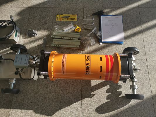 HXPC-100B1X 엑스레이 파이프 라인 크롤러 150-250kV 파이프 웨일드 검사 크롤링 머신