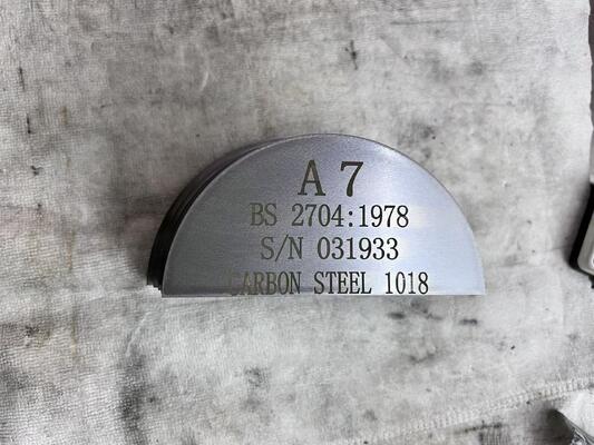 A7 초음파 교정 블록 – 탄소강 RTB 교정 블록