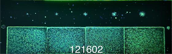 NDT penetrant comparator block