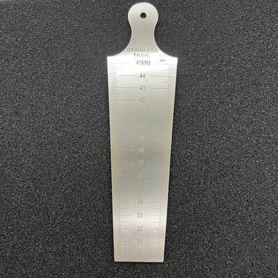 듀얼 스케일 윙 센서 가이드 톱 가이드 용 용접 뿌리 간격 측정
