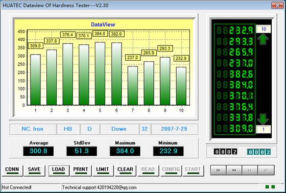 RHL-49 강철 스테인리스강 알루미늄 합금용 휴대용 리브 경도계