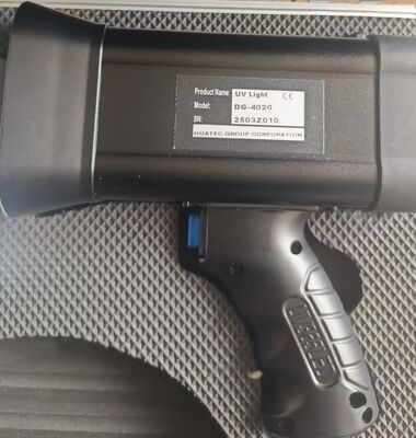 휴대용 LED-UV 라이트 듀얼 AC 직접 및 DC 배터리 작동