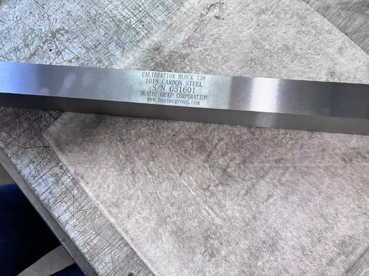 API 19mm 38mm 75mm 표준 초음파 교정 블록 (UT 테스트용 측면 드릴 구멍 포함)