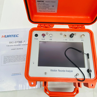 HG-S936L-1 휴대용 진동 데이터 레코더 1Hz-200Hz 단일 채널 진동 테스트 장치