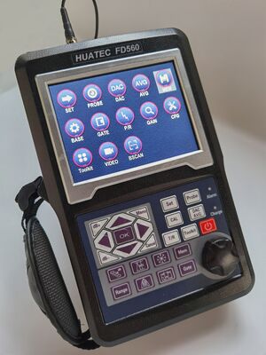 HUATEC FD560 휴대용 디지털 초음파 결함 탐지기 120dB 감도 및 NDT 테스트를 위한 IP65 보호