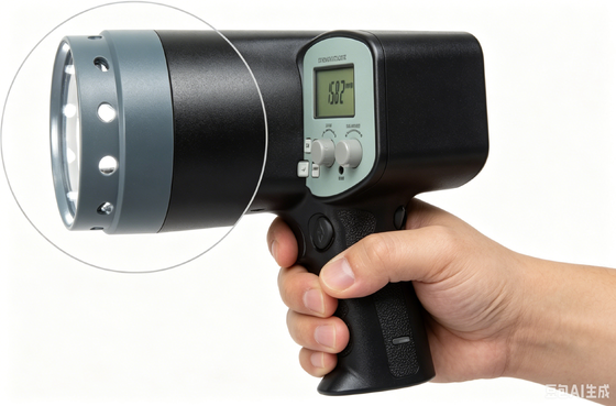 HDTS-3350PC 고정밀 스트로보스코프 미터 내부 및 외부 트리거 플래시 타코미터