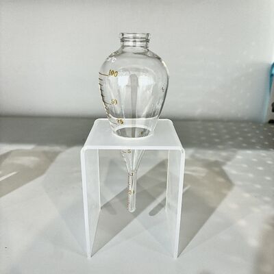 스탠드 마그네틱 입자 서스펜션 농도 검출기와 함께 캘리브레이드 페어 모양의 원심 분기 플라스크 ASME BPVC 표준 MPI 시험관