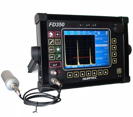 FD350 IP65 초음파 결함 및 두께 측정기 640×480 컬러 TFT LCD 고감도 산업용 결함 검출기