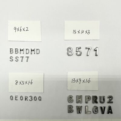 X-Ray Lead Letter from A to Z Flat Face NDT 산업용 X-Ray 결함 탐지기 액세서리