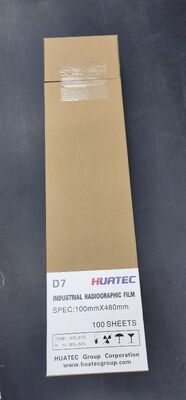 HUATEC D7 산업용 방사선 필름 100mmX480mm 한 가방을 100 장