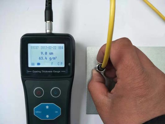 TG-6101 휴대용 F/N 프로브 코팅 두께 측정기 0-1500um 밀도 및 무게 측정과 함께 금속 페인트 필름 두께 검사기